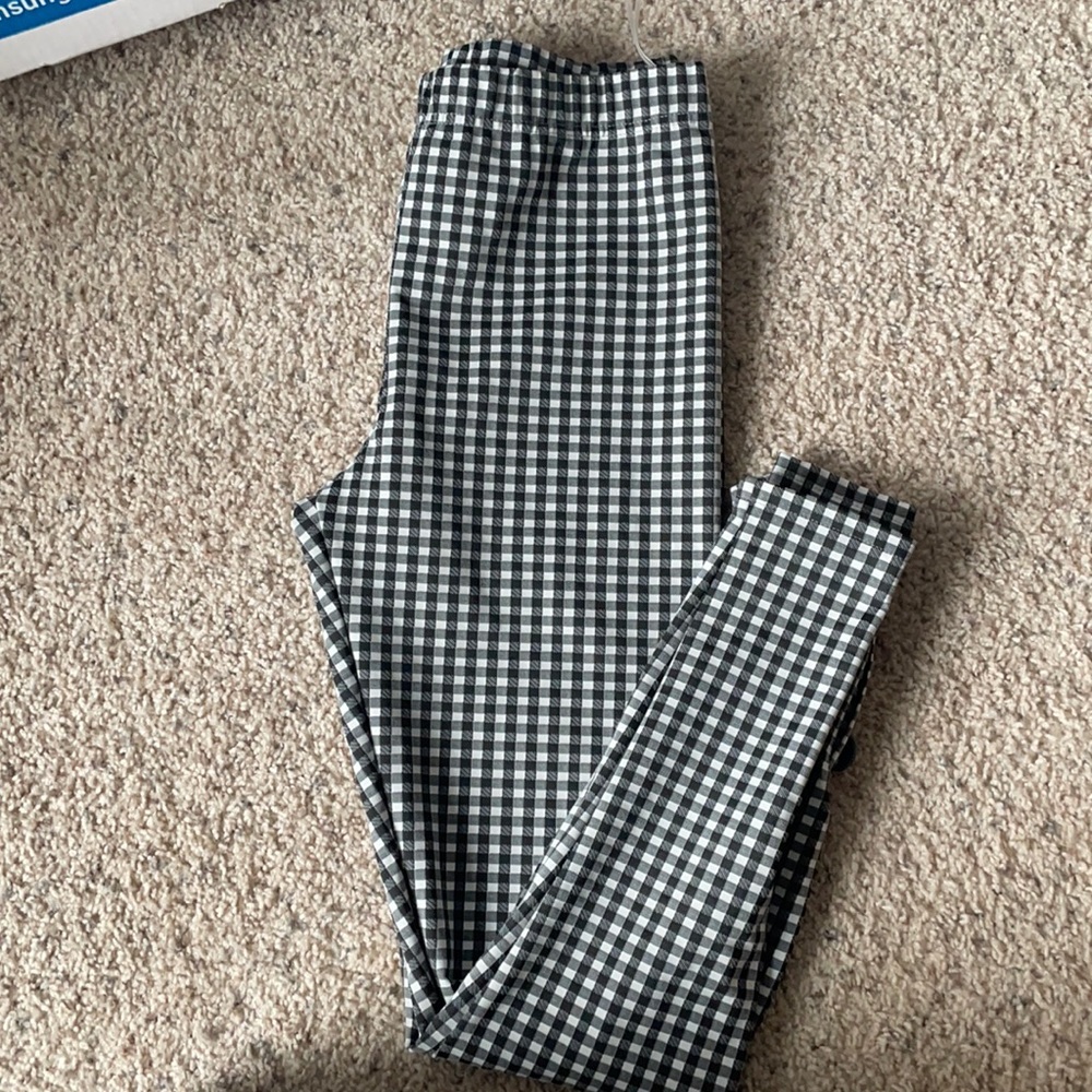 Plaid dress pants